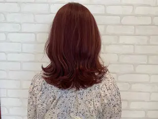 ミディアム カラー パーマ ノンダメージサロンBonheur銀座並木通り店所属・ULTOWA/銀座 ERIのヘアスタイル