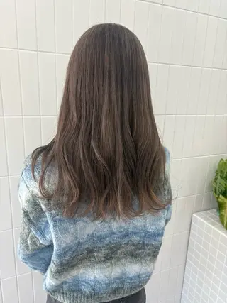 ミディアム カラー ill【イル】天神西通り店所属・髪質改善縮毛矯正/暖 色カラー/ウエダカナのヘアスタイル