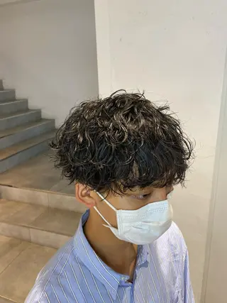 パーマ メンズ 新宿【メンズパーマ】 塩澤太一のヘアスタイル