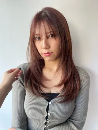ロング 大澤 碧のヘアスタイル