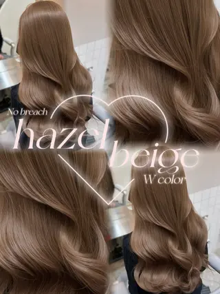 セミロング カラー 新宿/韓国レイヤー 髪質改善カラー/角所のヘアスタイル