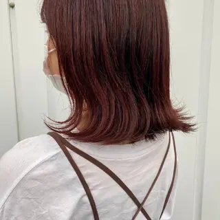 ショート カラー 婦中／メンズ/パーマ カラー/縮毛/波巻きのヘアスタイル