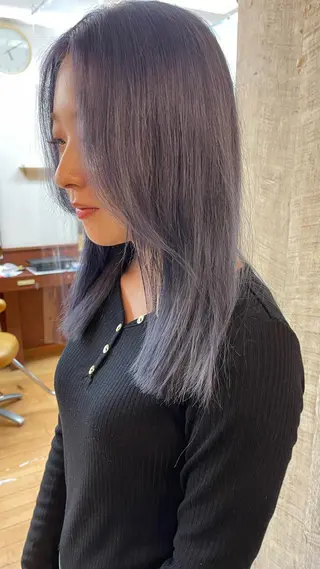 カラー 🇰🇷韓国ヘア 🇰🇷ナミユウのヘアスタイル