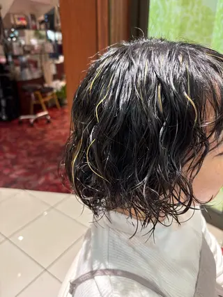 ミディアム パーマ ヨウコ YOKOのヘアスタイル