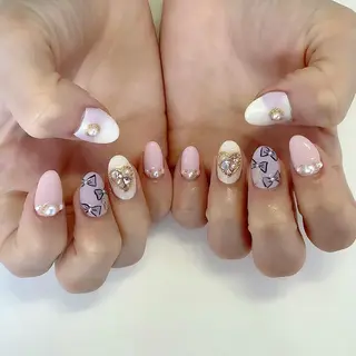 ネイル 💎🐰 saki. m 🐰💎のネイルデザイン