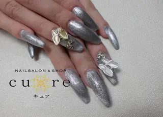 ロング ネイル ネイルサロン Cureのネイルデザイン