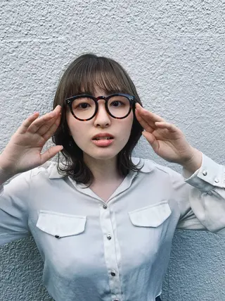 ミディアム カラー ルーツカラー/ デザインカラー/井川のヘアスタイル