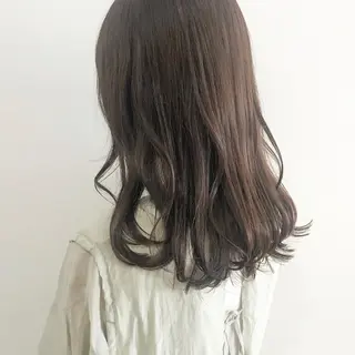 ミディアム カラー お洒落パーマ/ 艶カラー/michiのヘアスタイル