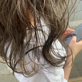 ミディアム カラー 韓国ヘア🦋 MIYUのヘアスタイル