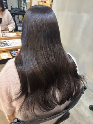 カラー miyu/ケアカラー /髪質改善のヘアスタイル