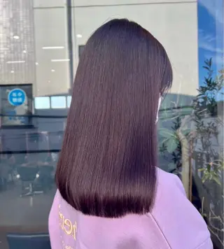 カラー ブリーチカラー×艶 🍨mihoのヘアスタイル