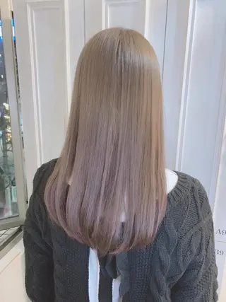 ミディアム カラー 似合わせ/ブリーチ カラー.岡田友仁のヘアスタイル