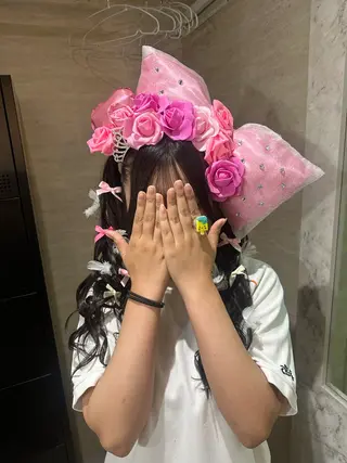 ロング ヘアアレンジ Hina🐣 elubylovisのヘアスタイル