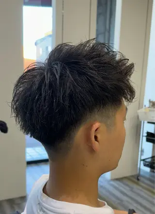 ショート メンズ 【メンズ特化】岩瀬 武【メンズパーマ】のヘアスタイル