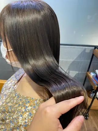 ロング カラー stream1st所属・ツヤカラー 🕊️sayakaのヘアスタイル