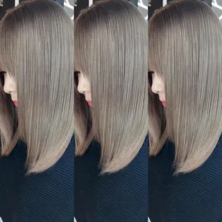 ミディアム カラー 💜ハイトーン💛 マジカルかいちゃんのヘアスタイル