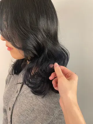 ミディアム 菊地 心のヘアスタイル