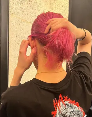 ミディアム カラー luxe所属・luxe表参道 Aoiのヘアスタイル