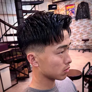 ショート メンズ GLADMAN'S CUT CLUB 立川所属・立川メンズカット/ メンズパーマ💈三上のヘアスタイル
