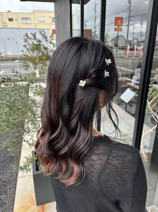 ヘアアレンジ 豊橋ブリーチ/似合わ せカット/SHIHOのヘアスタイル