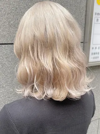 ミディアム カラー 🧡色落ちまで2度綺 麗なカラー🧡ヨシキのヘアスタイル