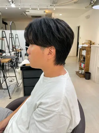 ショート メンズ 加藤 雄大のヘアスタイル