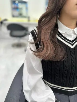 ロング カラー ♡ダブルカラー特化♡ miyuのヘアスタイル