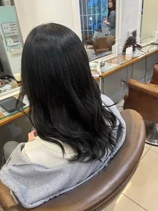 セミロング カラー カラー/ブリーチ✨ セットモデル/コハルのヘアスタイル