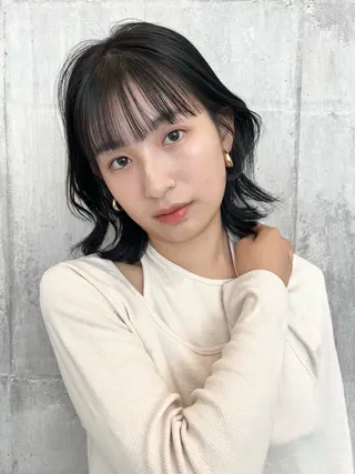 ミディアム カラー channel所属・Natsumi ❤︎のヘアスタイル