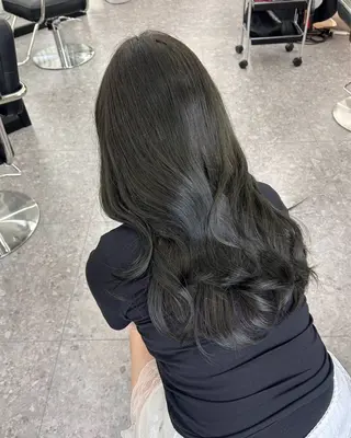 カラー LANDS所属・nanaka 🤍韓国ワンホンヘアのヘアスタイル