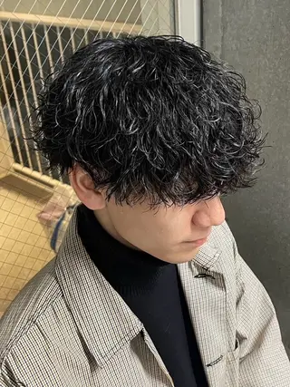 カラー パーマ メンズ ダブルカラー特化💍 tiam💍韓国ヘアのヘアスタイル