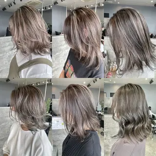 カラー ✂︎GLITTER ✂︎Yuu✂︎のヘアスタイル