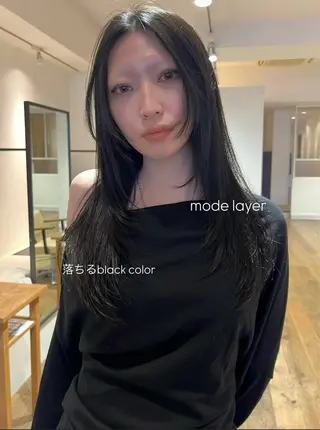 ロング カラー KNACK/天王寺 美容室/レイヤーのヘアスタイル