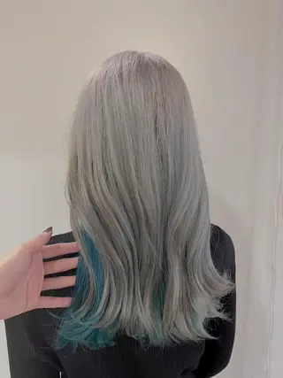 セミロング 庄内＊三国baron ANJUのヘアスタイル