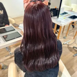 ロング カラー 女性専用サロンiiro【イロ】所属・【韓国ヘア/透明感 カラー】makotoのヘアスタイル