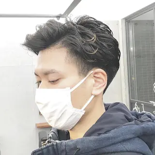 ショート パーマ メンズ ✂︎ウルフ・ショート ✂︎MIKUNIのヘアスタイル