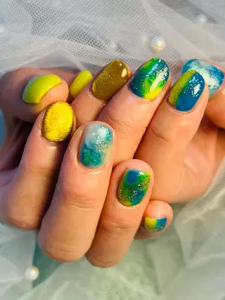 ネイル 金森 真以のネイルデザイン