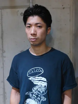 ショート メンズ 南堀江🌿パーマ Tetsu【テツ】のヘアスタイル