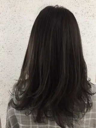 セミロング カラー パーマ ヘアアレンジ ✨ハイクオリティ✨ 山本香也のヘアスタイル