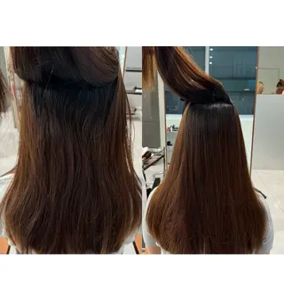 セミロング レイヤーカット‎🤍 /ともえ🤎🧸のヘアスタイル