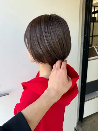 ショート カラー YUTO歴9年 ベージュの透明感得意のヘアスタイル