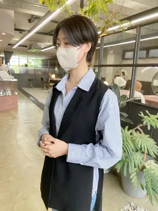 ショート カラー 小木曽智美 /ボブ/ショートのヘアスタイル