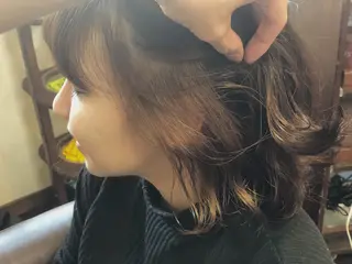 ミディアム カラー Snaly カラー特化ページのヘアスタイル