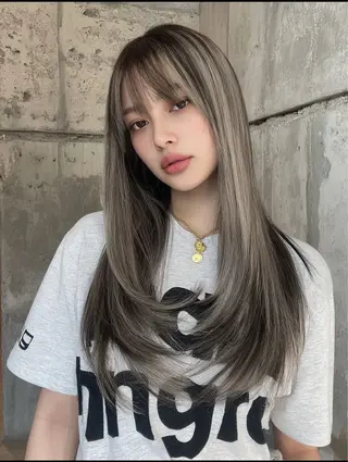 ロング カラー 🌛ダブルカラー 🌜SAYAKAのヘアスタイル