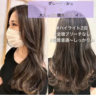 カラー glad hairのヘアスタイル