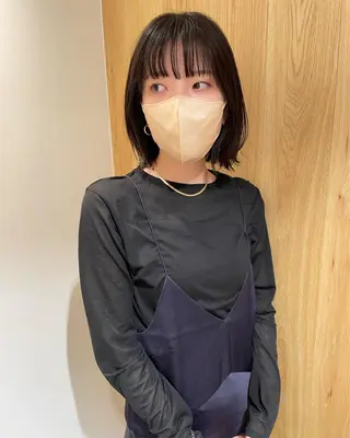 ショート カラー iet.所属・ウルフ/ボブ/耳ツボ ジュエリー◎ricoのヘアスタイル