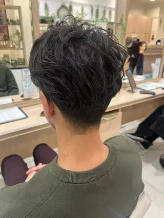 メンズ 森 瑠海のヘアスタイル