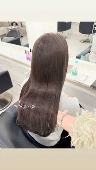 ロング カラー ParveMix🎀 稲垣詞葉のヘアスタイル