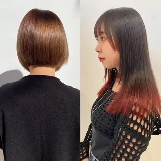 ロング カラー パーマ 寺内 紳悟のヘアスタイル