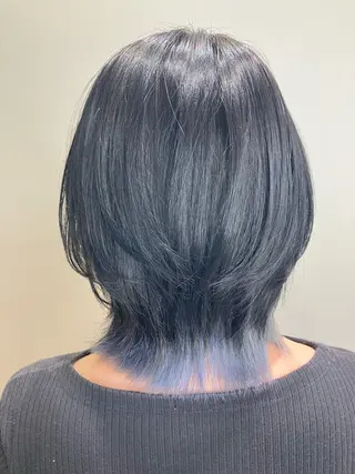 ミディアム カラー GOTODAY シェアサロン梅田NU茶屋町店所属・髪質改善/艶カラー 縮毛矯正/みほのヘアスタイル